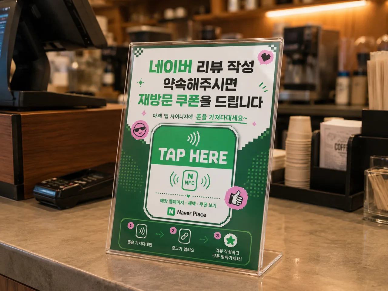 카운터 테이블 텐트